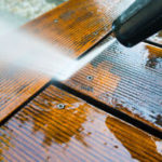 power washing deck cleaning
